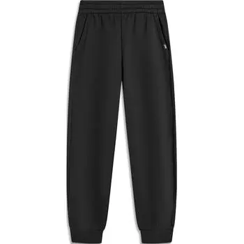 Женские трикотажные спортивные брюки LiNing Sports Life Collection, черные