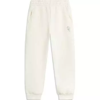 Женские трикотажные спортивные брюки LiNing Sports Trend Series цвета экрю, Ecru