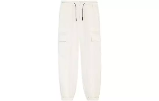 Женские трикотажные спортивные брюки LiNing Sports Trend Series, Eggnog Gray