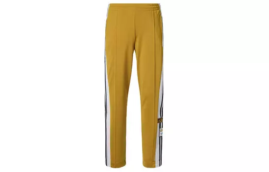 Женские трикотажные спортивные штаны ADIBREAK, желтые Adidas Originals