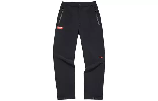 Женские трикотажные спортивные штаны Anta, базовые, черные