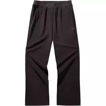 Женские трикотажные спортивные штаны Anta Sports Life Collection, цвет «черный коричневый»