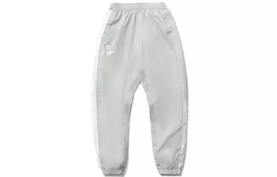 Женские трикотажные спортивные штаны BADFIVE серого цвета Lining