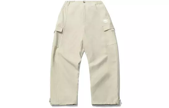 Женские трикотажные спортивные штаны BADFIVE серого цвета Lining