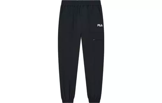 Женские трикотажные спортивные штаны FILA, цвет Black