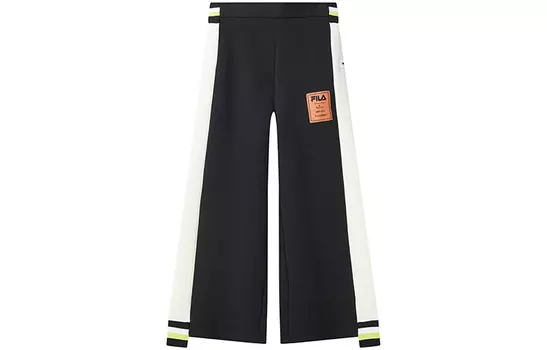 Женские трикотажные спортивные штаны FILA, цвет Black