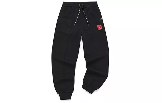 Женские трикотажные спортивные штаны FILA, цвет Black