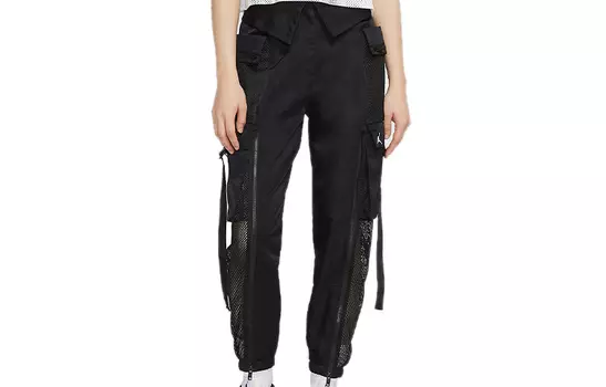 Женские трикотажные спортивные штаны Jordan, цвет Black