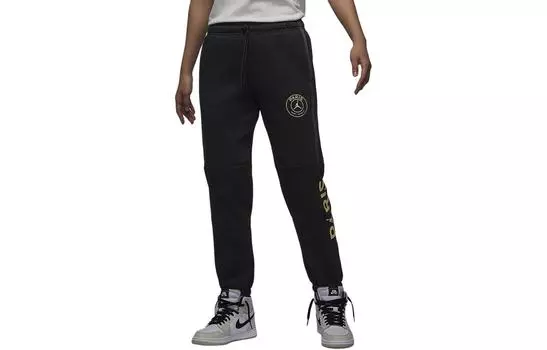 Женские трикотажные спортивные штаны Jordan, цвет Black