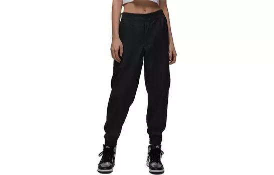 Женские трикотажные спортивные штаны Jordan, цвет Black