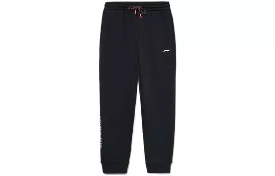 Женские трикотажные спортивные штаны LiNing Fitness Series, черный