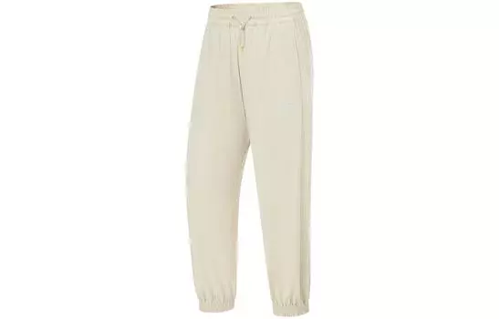 Женские трикотажные спортивные штаны LiNing Fitness Series, Foam Khaki