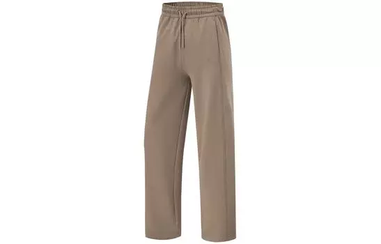 Женские трикотажные спортивные штаны LiNing Fitness Series, цвет «грибной коричневый»