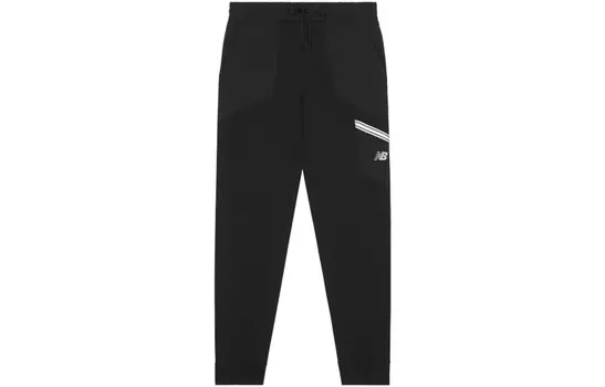 Женские трикотажные спортивные штаны New Balance, цвет Black