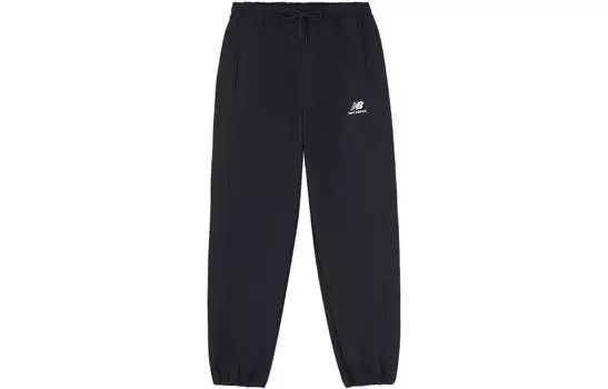Женские трикотажные спортивные штаны New Balance, цвет Black