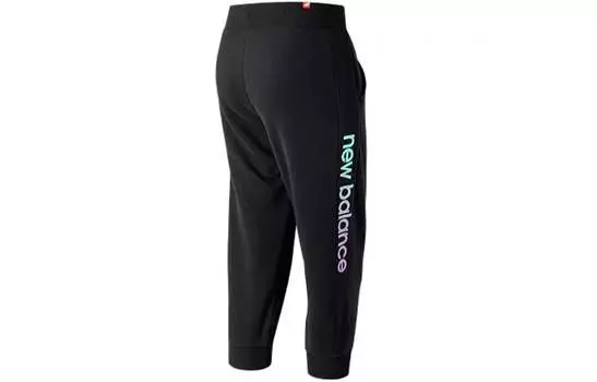 Женские трикотажные спортивные штаны New Balance, цвет Black