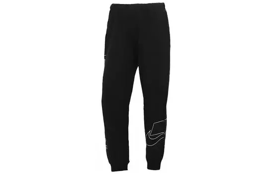 Женские трикотажные спортивные штаны Nike, цвет Black