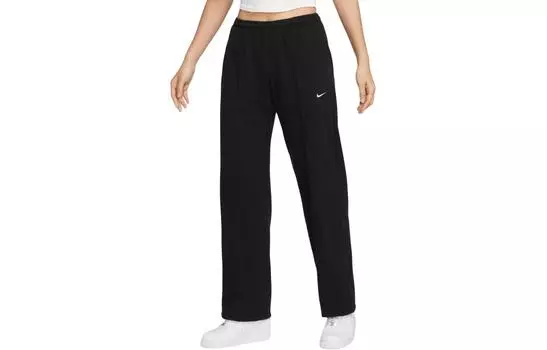 Женские трикотажные спортивные штаны Nike, цвет Black