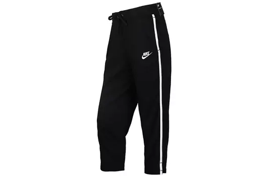 Женские трикотажные спортивные штаны Nike, цвет Black