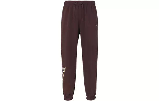 Женские трикотажные спортивные штаны Nike, цвет Burgundy
