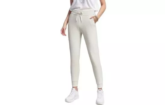 Женские трикотажные спортивные штаны серии Scuba Lululemon, White Egg Color