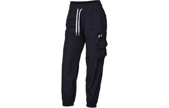 Женские трикотажные спортивные штаны Under Armour, цвет Black