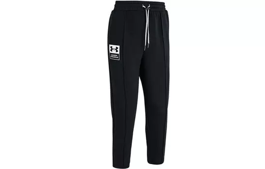 Женские трикотажные спортивные штаны Under Armour, цвет Black