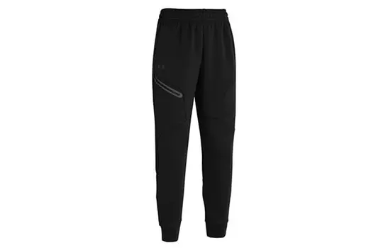 Женские трикотажные спортивные штаны Under Armour, цвет Black