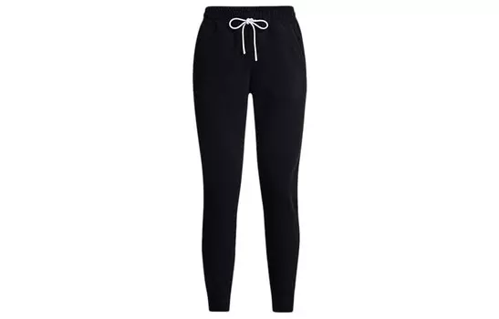 Женские трикотажные спортивные штаны Under Armour, цвет Black