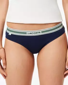 Женские трусики бикини Lacoste, черный