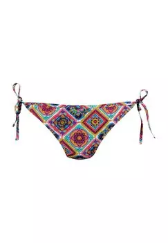 Женские трусики бикини в этническом стиле с цветочным узором крючком ROSA FAIA, цвет Multicolor
