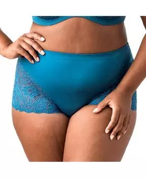 Женские трусики Cheeky с кружевными изгибами Elila, синий