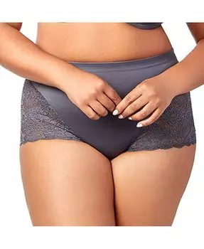 Женские трусики Cheeky с кружевными изгибами Elila, серый