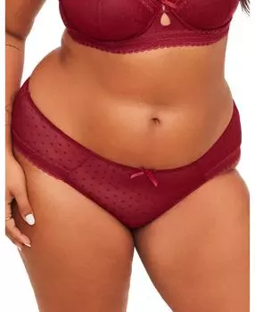 Женские трусики-хипстеры больших размеров Cassandra Adore Me, красный