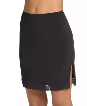 Женские трусики No Panty Line Promise Tactel кружевные, 18 дюймов, полукомбинация, 1935 г Jockey, черный