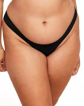 Женские трусики-стринги больших размеров Nueskin Thalia Adore Me, угольно-черный