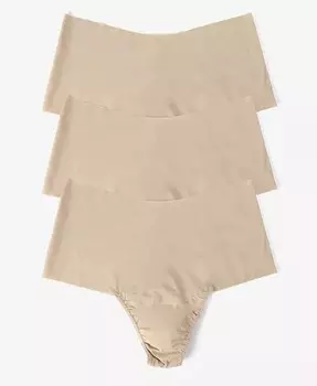 Женские трусики-стринги Breathe Hi-Rise (3 шт.) Hanky Panky, бежевый