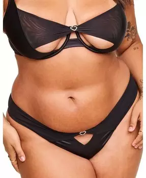 Женские трусики-стринги Libi больших размеров Adore Me, черный