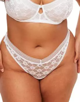 Женские трусики-стринги Nolie Plus-Size Adore Me, цвет bright white