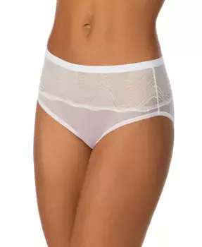 Женские трусы-хипстер Wave Lace DK8443 DKNY, белый