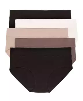 Женские трусы-хипстеры из пима-хлопка, 5 штук Felina, мультиколор