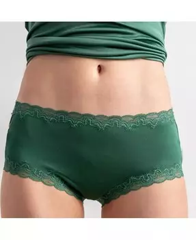 Женские трусы из мягкого шелкового кружева Uwila Warrior, зеленый