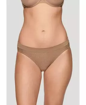 Женские трусы - люрекс CUUP, бежевый