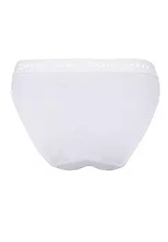 Женские трусы Rio, 2 шт.: нижнее белье, трусы, хлопок, пояс с логотипом, тонкая резинка, однотонные SKINY