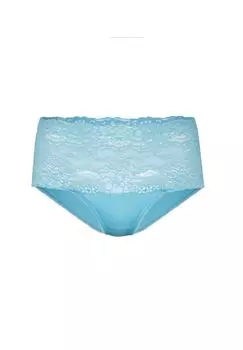 Женские трусы с кружевным поясом и завышенной талией Sensual Secrets CALIDA, цвет Blue Topaz