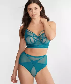 Женские трусы с высокой талией Playful Promises Eddie, цвет Petrol