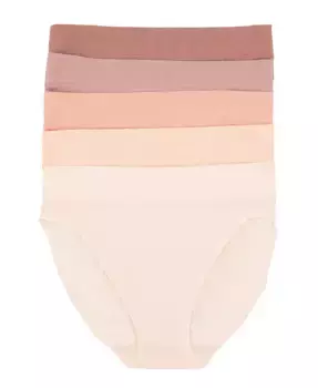 Женские трусы-слипы из пима-хлопка, 5 штук Felina, мультиколор