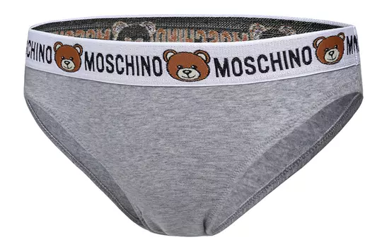 Женские трусы-слипы MOSCHINO, серый