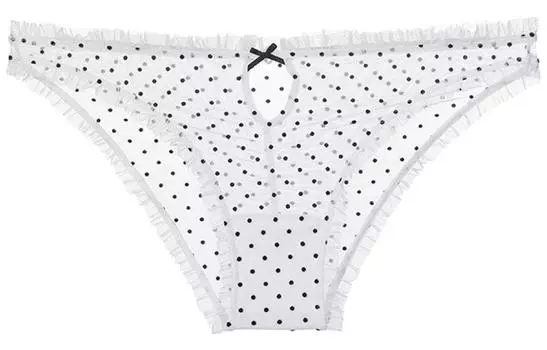 Женские трусы-слипы Victoria's Secret, 1 Pack, White Polka Dot