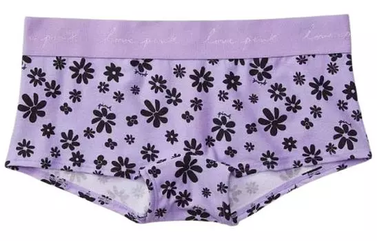 Женские трусы VICTORIA'S SECRET, 1 пара, с лавандовым цветочным принтом